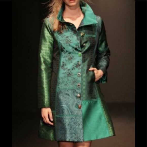 Desigual green coat Clearance